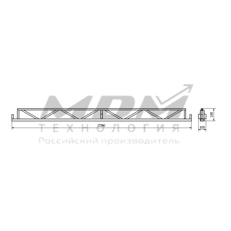  Горизонталь ГСМ2390-2 - завод MDM-Технология