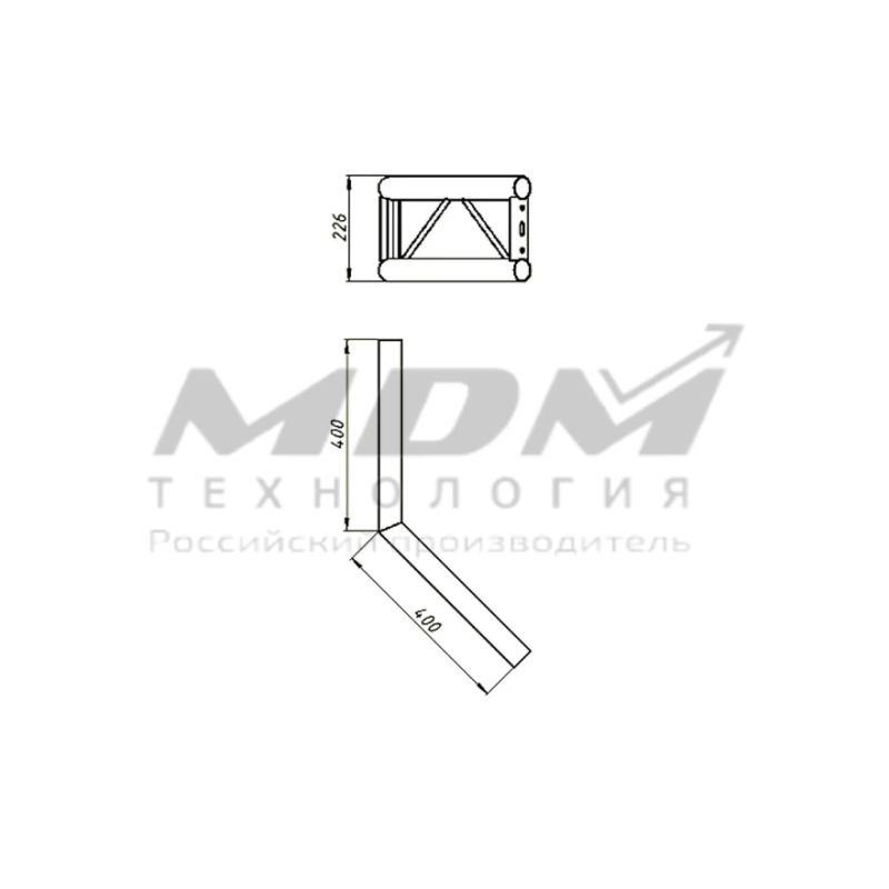 Угловой блок СLD23U023UT - завод MDM-Технология