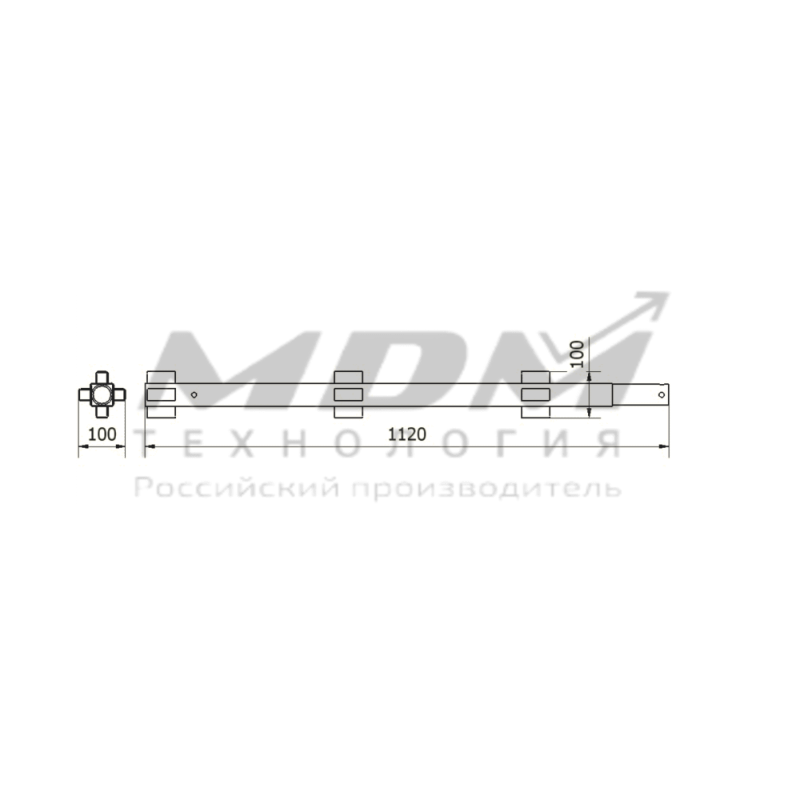 Опора ООМ800х1120 - завод MDM-Технология