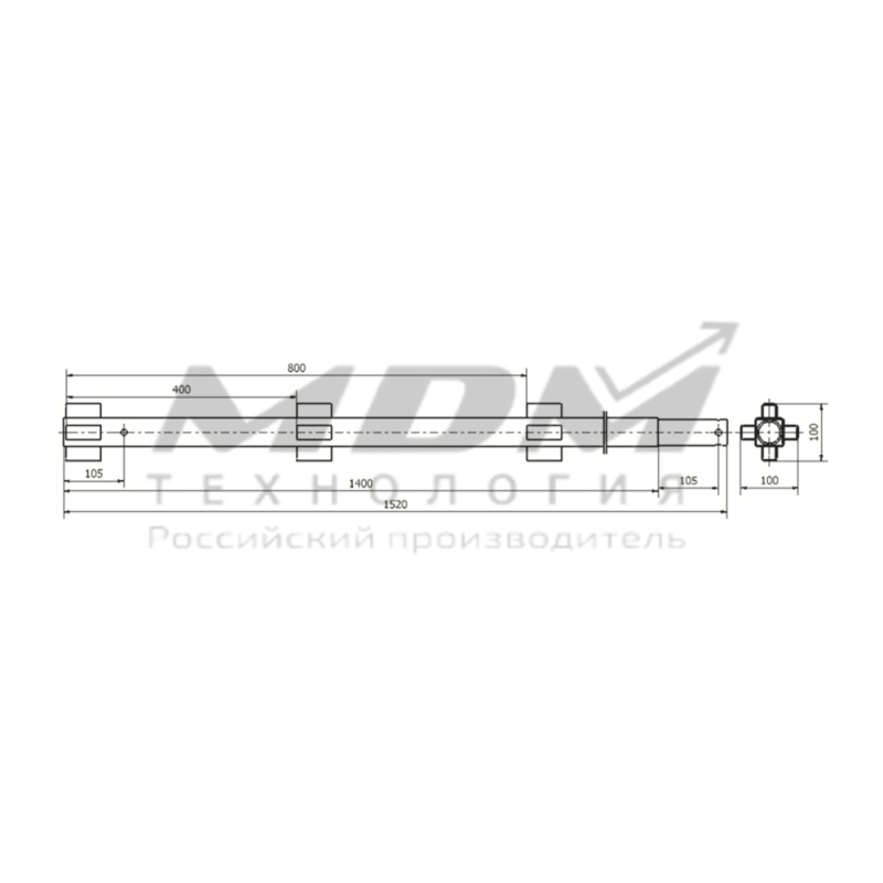Опора ОСМ800х1520 - завод MDM-Технология