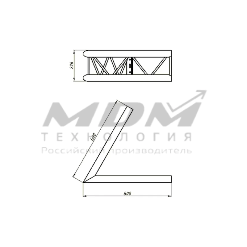 Угловой блок СLD23U020UT - завод MDM-Технология