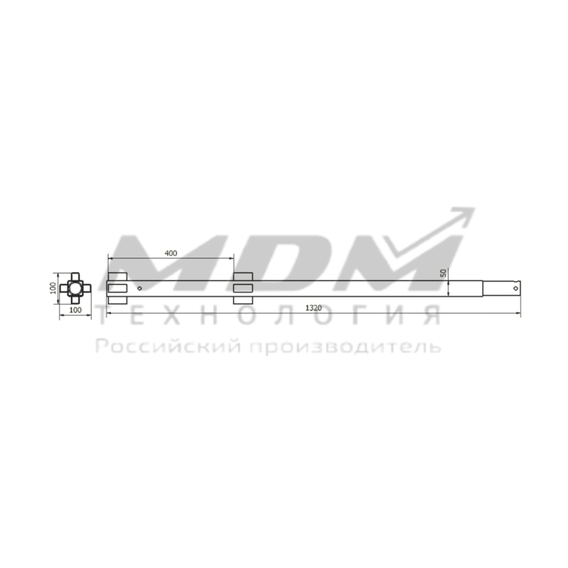 Опора ОС400х1320 - завод MDM-Технология