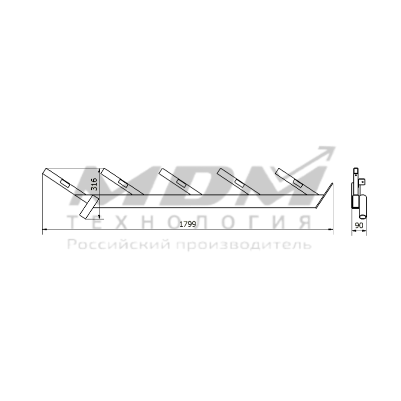Тетива ТЛЛ5 - завод MDM-Технология
