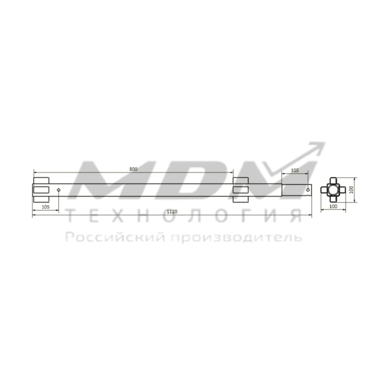Опора ОС800х1120 - завод MDM-Технология