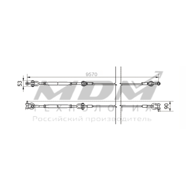 Строп стяжной R10-9570 - завод MDM-Технология