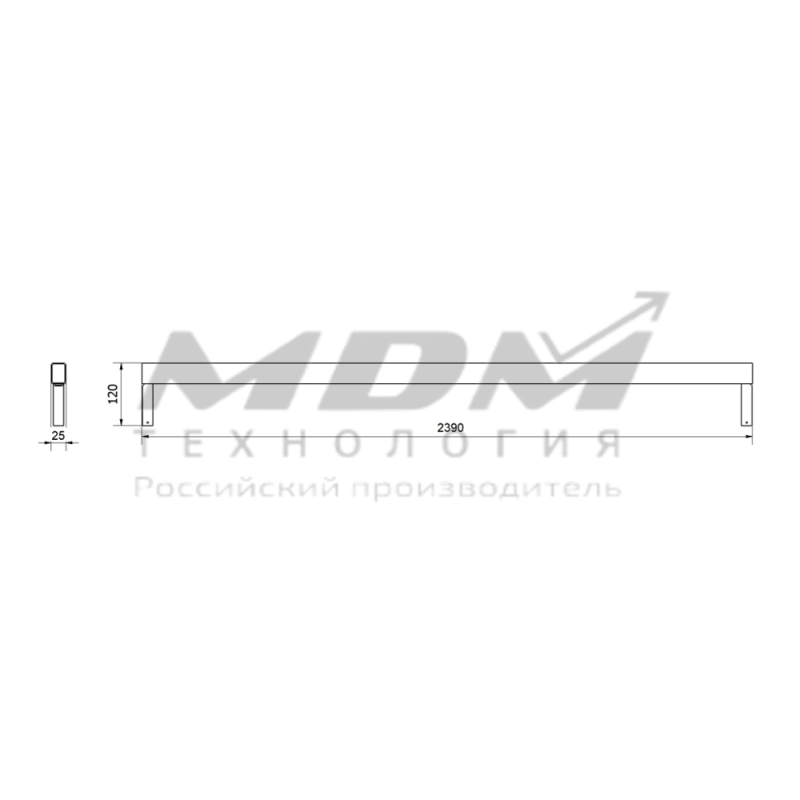 Перила ПО2390 - завод MDM-Технология